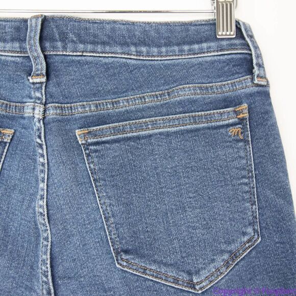 NEW Madewell Maternity Side-Panel Skinny Jeans‎ in Wendover Wash, 29 - Picture 14 of 15